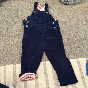Baby Boden Dark Blue Corduroy Overalls